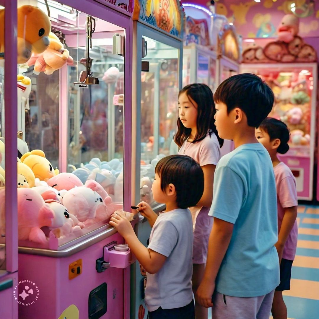 1 Claw Machine Rental with 50 Plush Toys