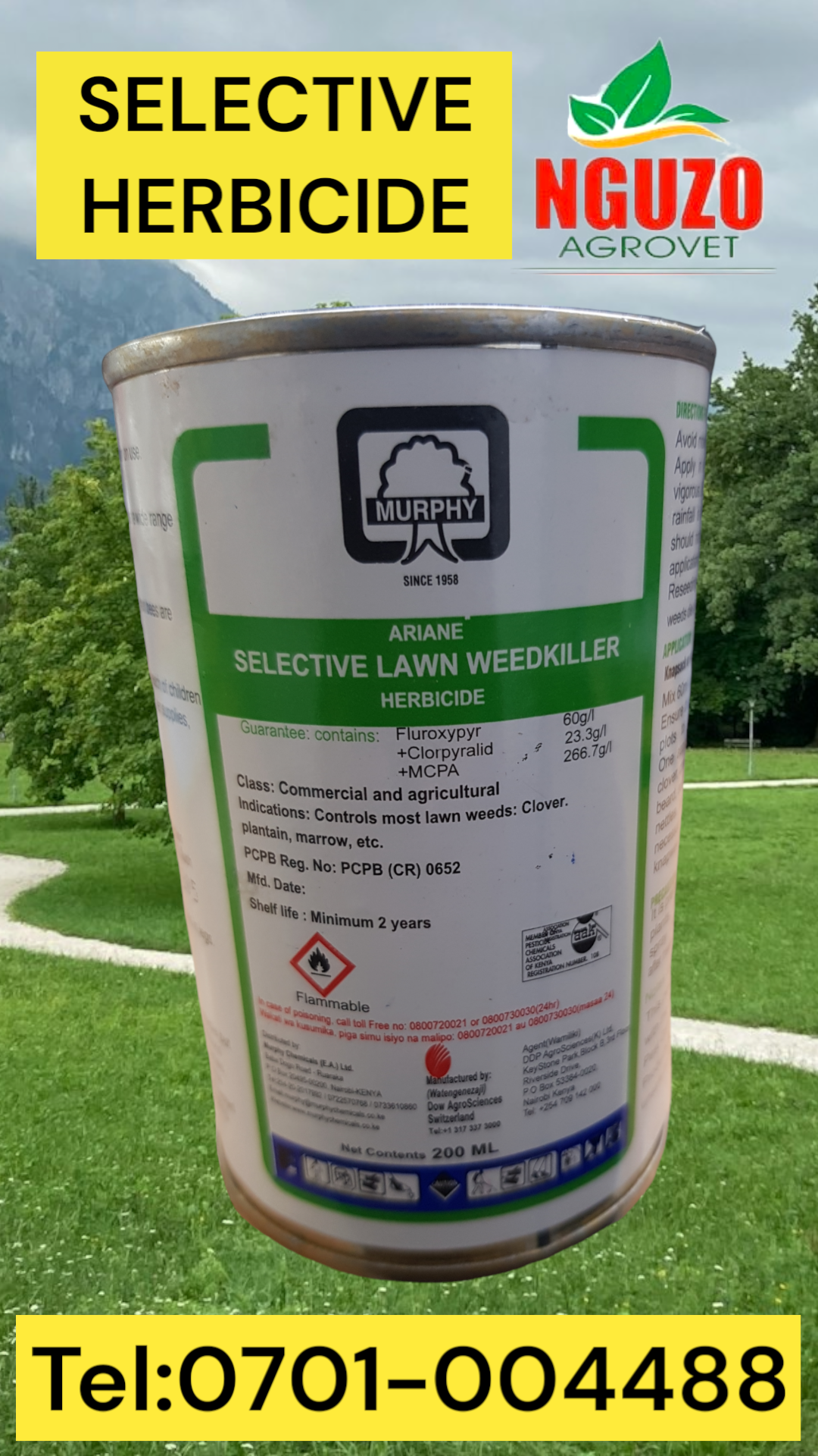 ARIANE LAWN SELECTIVE WEED KILLER 