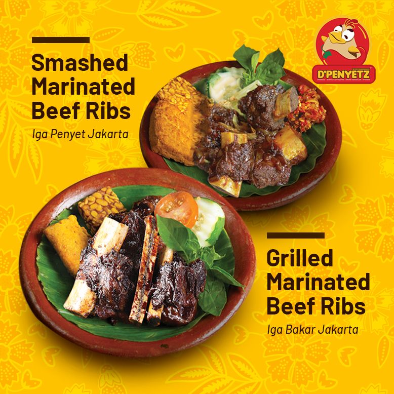 Grilled Marinated Beef Ribs + Rice 