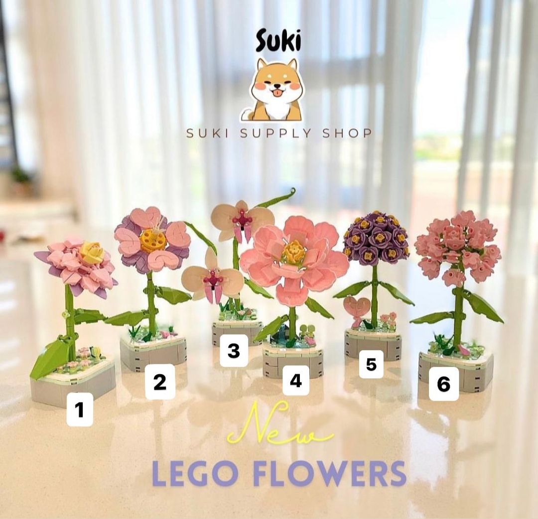 Lego Pot Flowers