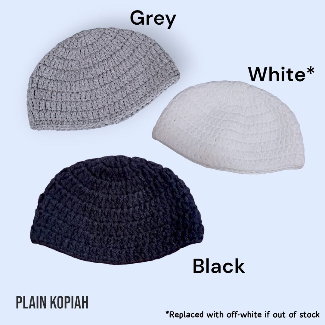 [PREORDER] Kids/Adult Plain Kopiah