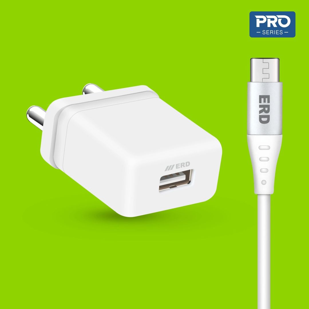 ERD Pro Series TC-101 Charger With Micro USB CABLE, 5V/1Amp