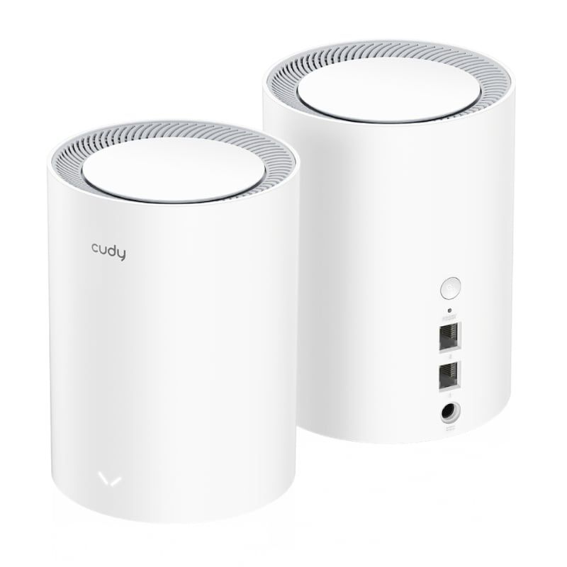 Cudy Dual Band WiFi 6 1800Mbps Gigabit Mesh 2 Pack | M1800 (2-Pack)