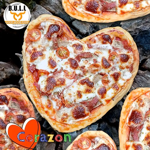 Pizza 'Corazon' Pizza Kids +  Es Jeruk