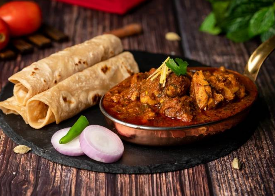 Chapati & Chicken Curry