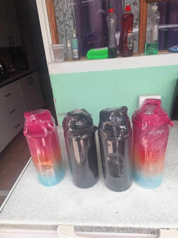 Water bottle sets of 3 bottles