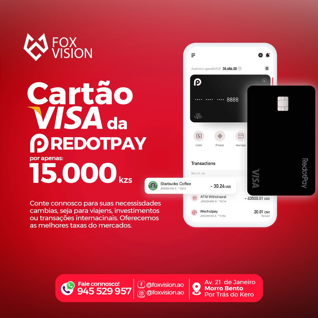 Abertura de Conta VISA RedotPay