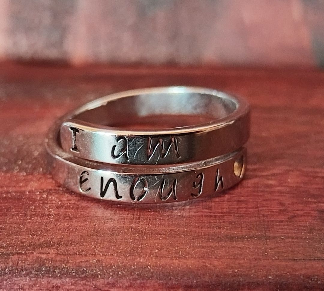 I am Enough Ring 