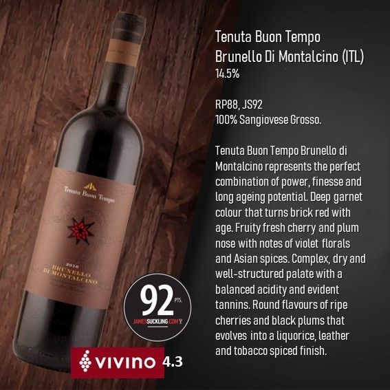 Tenuta Buon Tempo BRUNELLO Di Montalcino