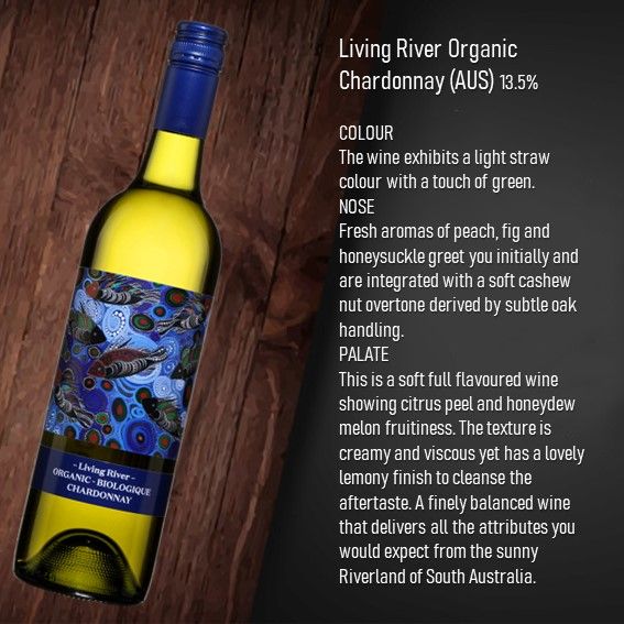 Living River Organic CHARDONNAY (AUS)