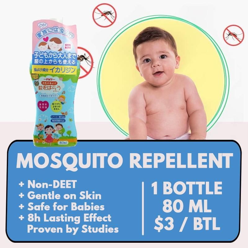 Mosquito Repellent Safe for Babies & Pregnant Women IR3535