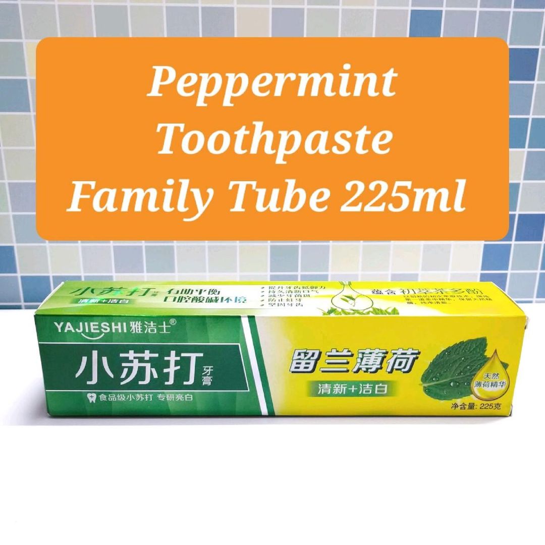 Toothpaste Peppermint 225ml Family Size