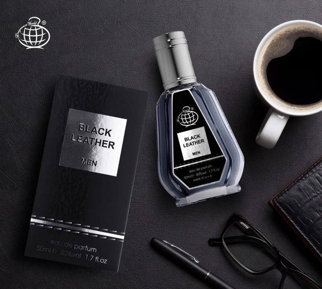 BLACK LEATHER EAU DE PERFUME BY FRAGRANCE WORLD 