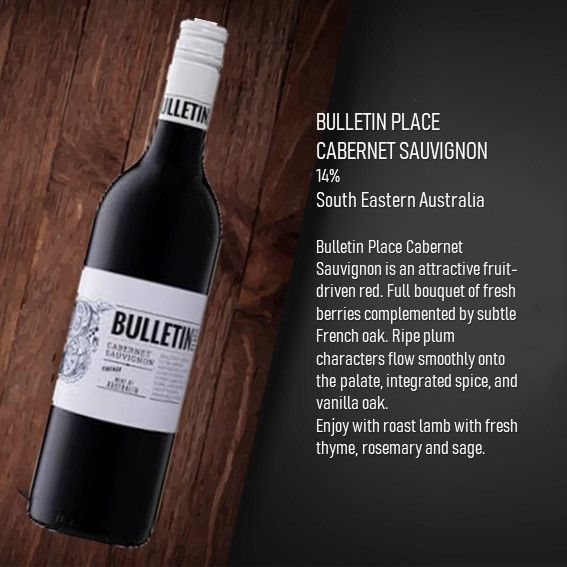 Bulletin Place CABERNET SAUVIGNON (AUS)