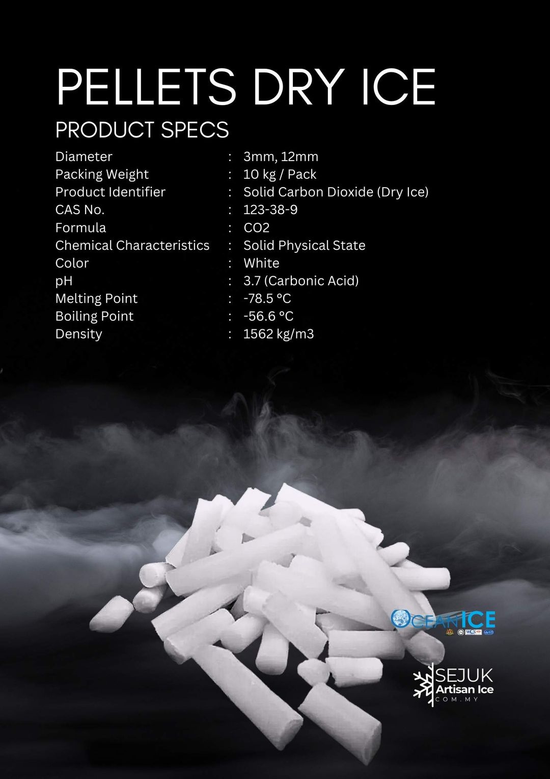 Dry Ice - Pellet 12mm