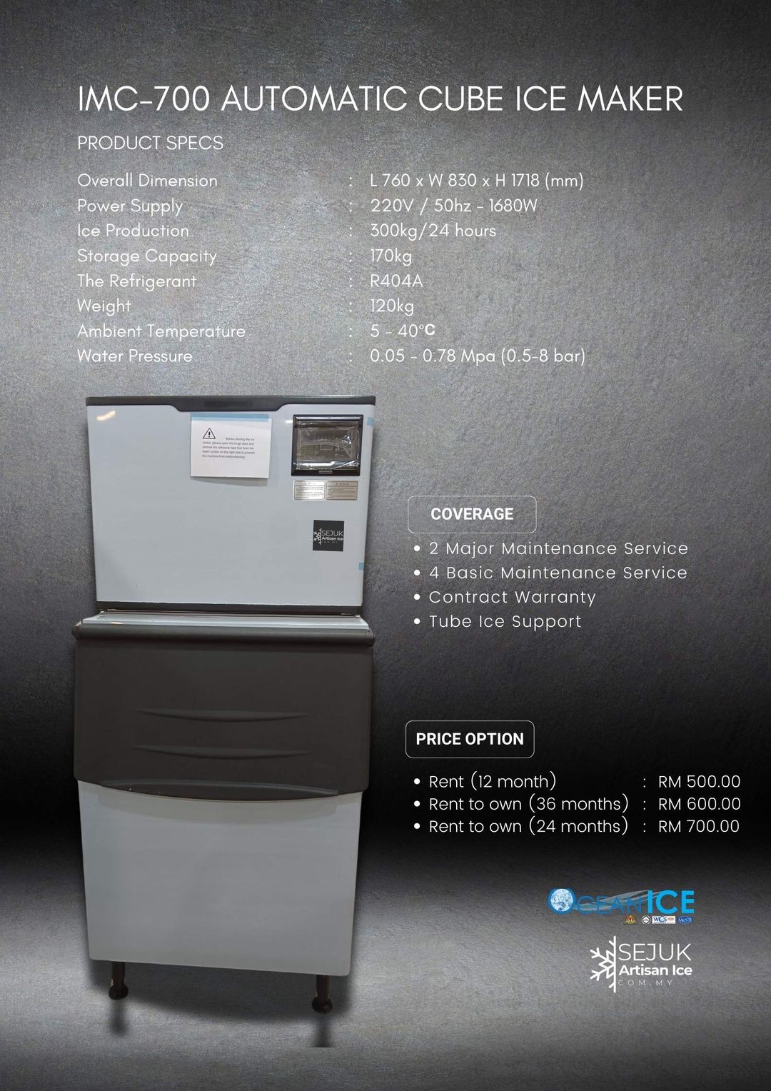 Automatic Cube Ice Maker