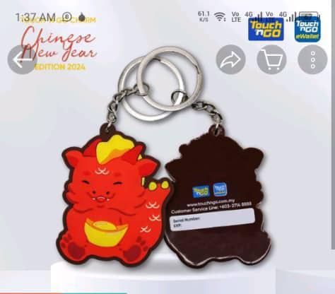 Touch'n Go Dragon CharmTNG Credit(RM30)