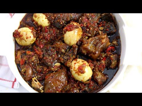 Ofada/ayamase stew