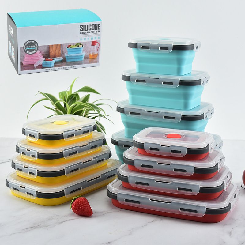 Silicone Folding Lunch Box & Storage Box