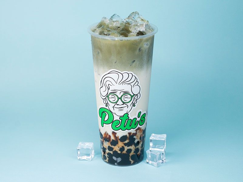 Iced Boba Matcha Latte