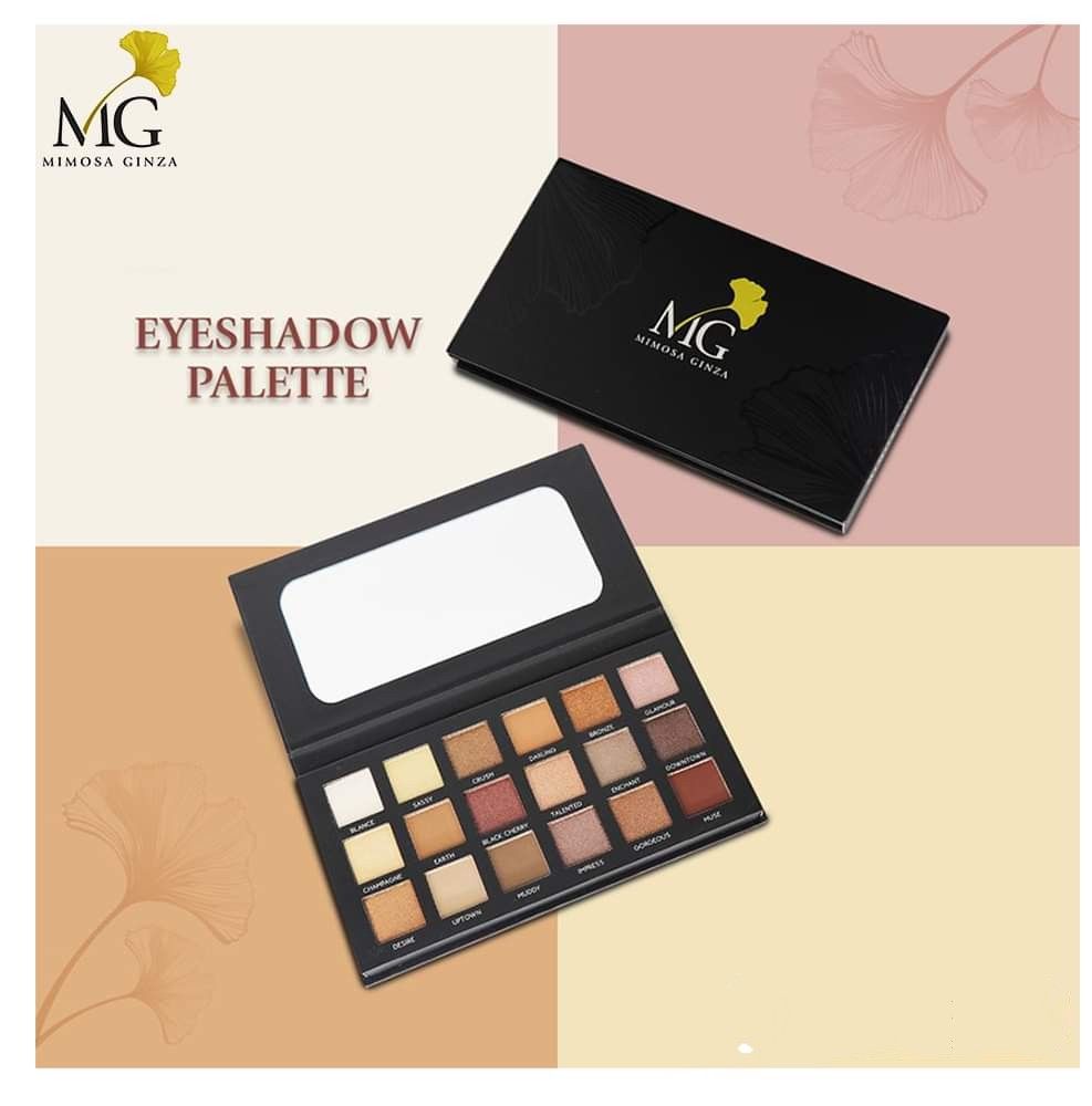 Mimosa Ginza_Warm Natural Eyeshadow Platte