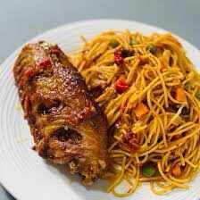 Spaghetti with Chicken/Turkey