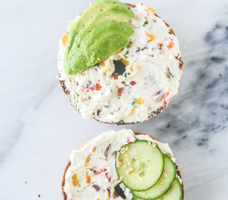 Cream Cheese & Roasted Peppers (Vegan)