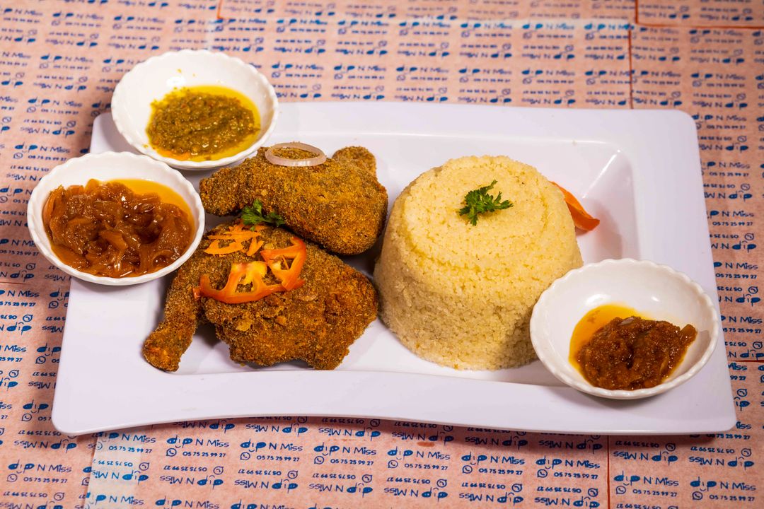 Attieke dipchicken(Poulet Pané)