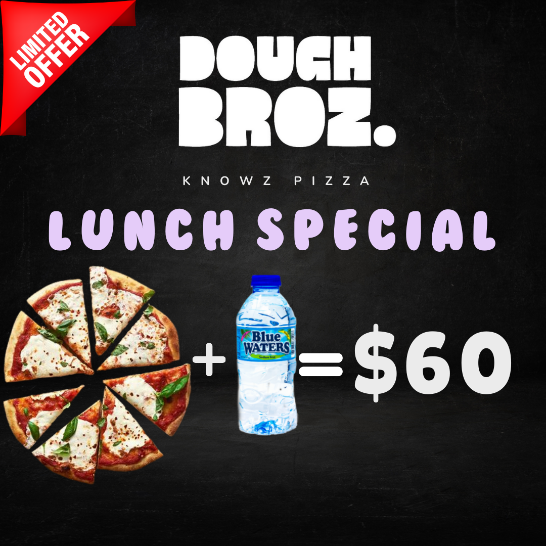 10" Margherita Pizza & Water- Lunch Combo