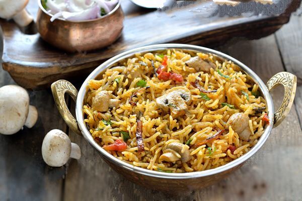 MUSHROOM  BRIYANI