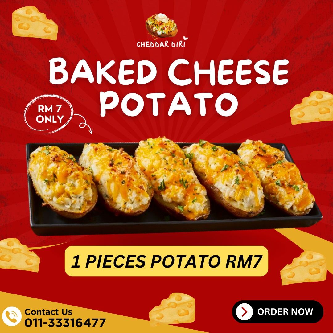 CHEDDAR BAKED CHEESE POTATO