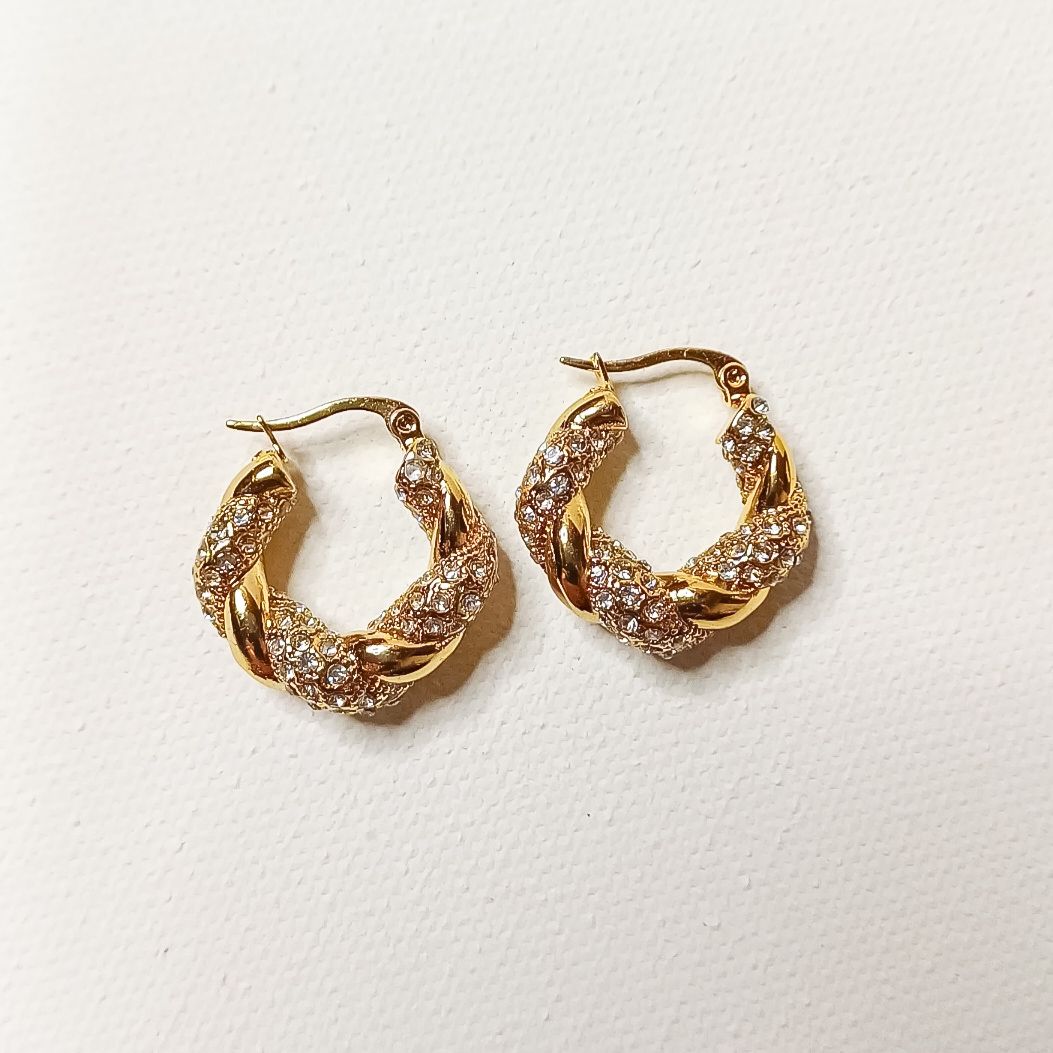 Twisted Stone Earring