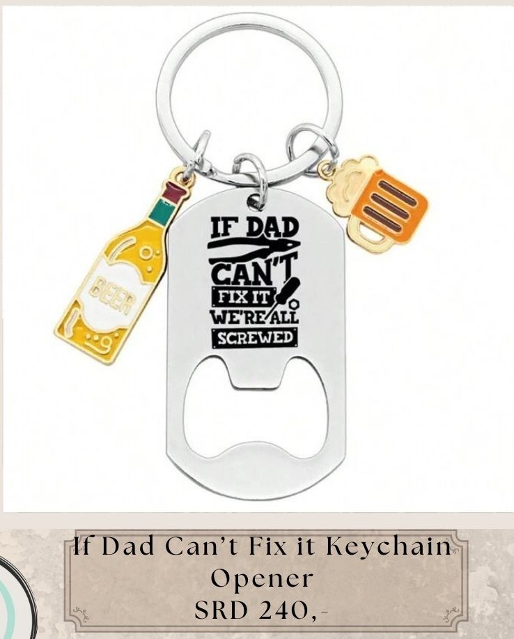 If Dad Can't Fix It Keychain Opener