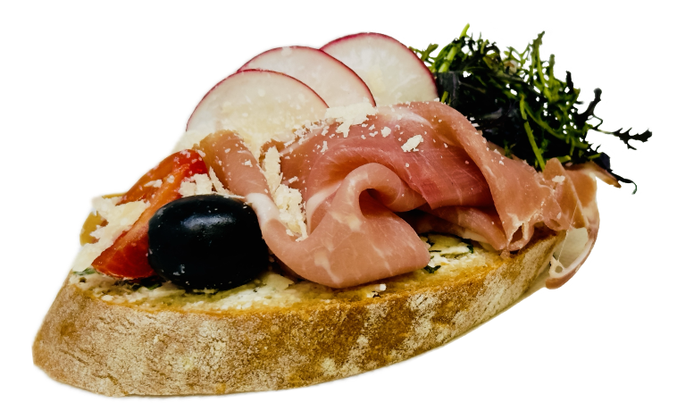 Chlebíček prosciutto