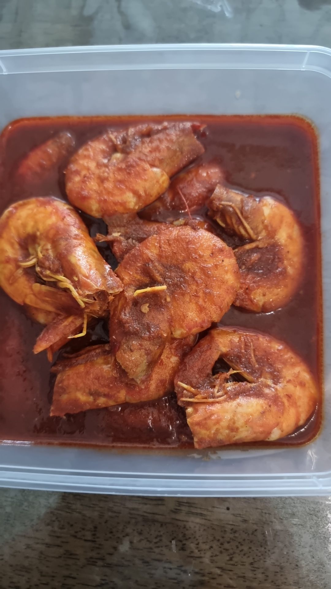 Sambal Tumis Udang (12 to 14 psc)