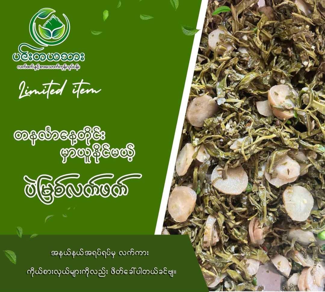 ပင်းတယသား_ပဲမြစ်လက်ဖက်အညွန့်နှပ်