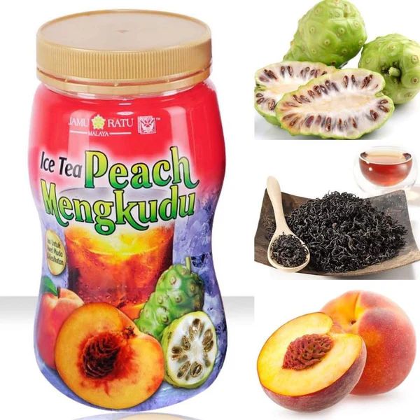 Ice Peach Tea Mengkudu by JRM Bonda Rozita