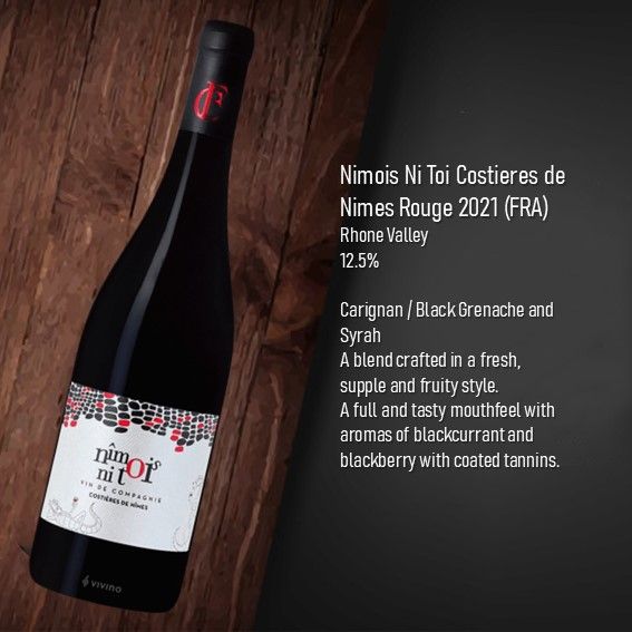Nimois Ni Toi Costieres de Nimes Rouge 2021 (FRA)