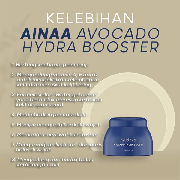 Avocado Hydra Booster by Ainaa Beauty