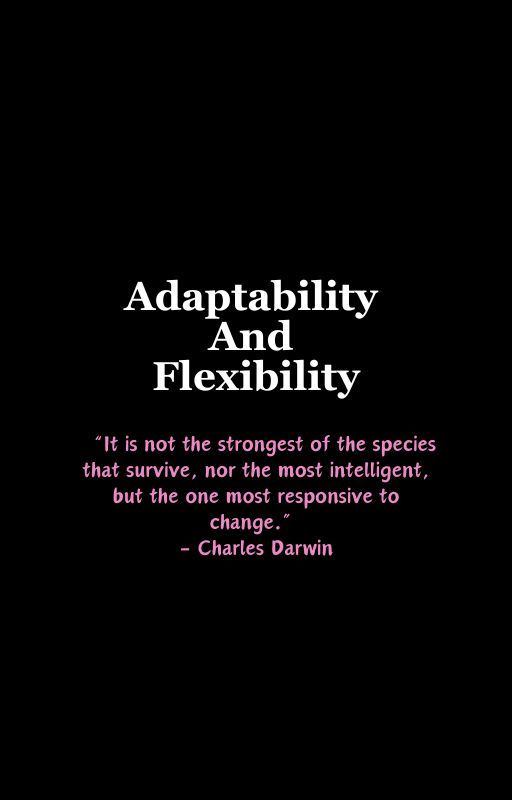 Adaptability And Flexibility