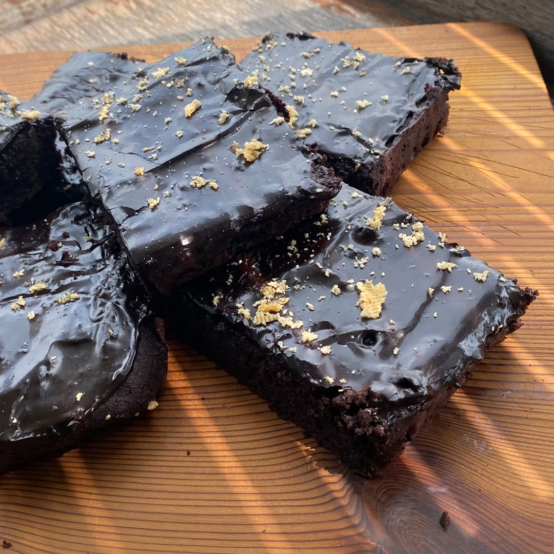 Vegan all natural brownies WHOLE TRAY (9 piece)