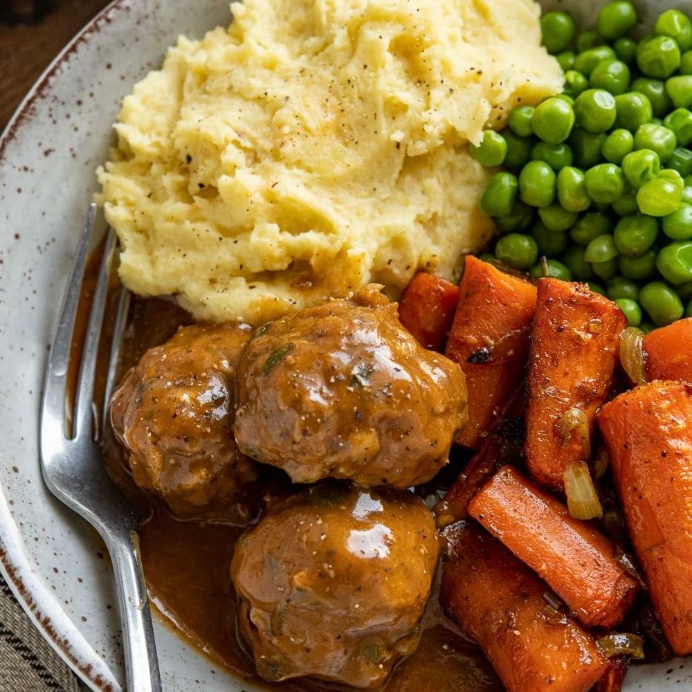 14/07 MONDAY- MEATBALLS & MASH 