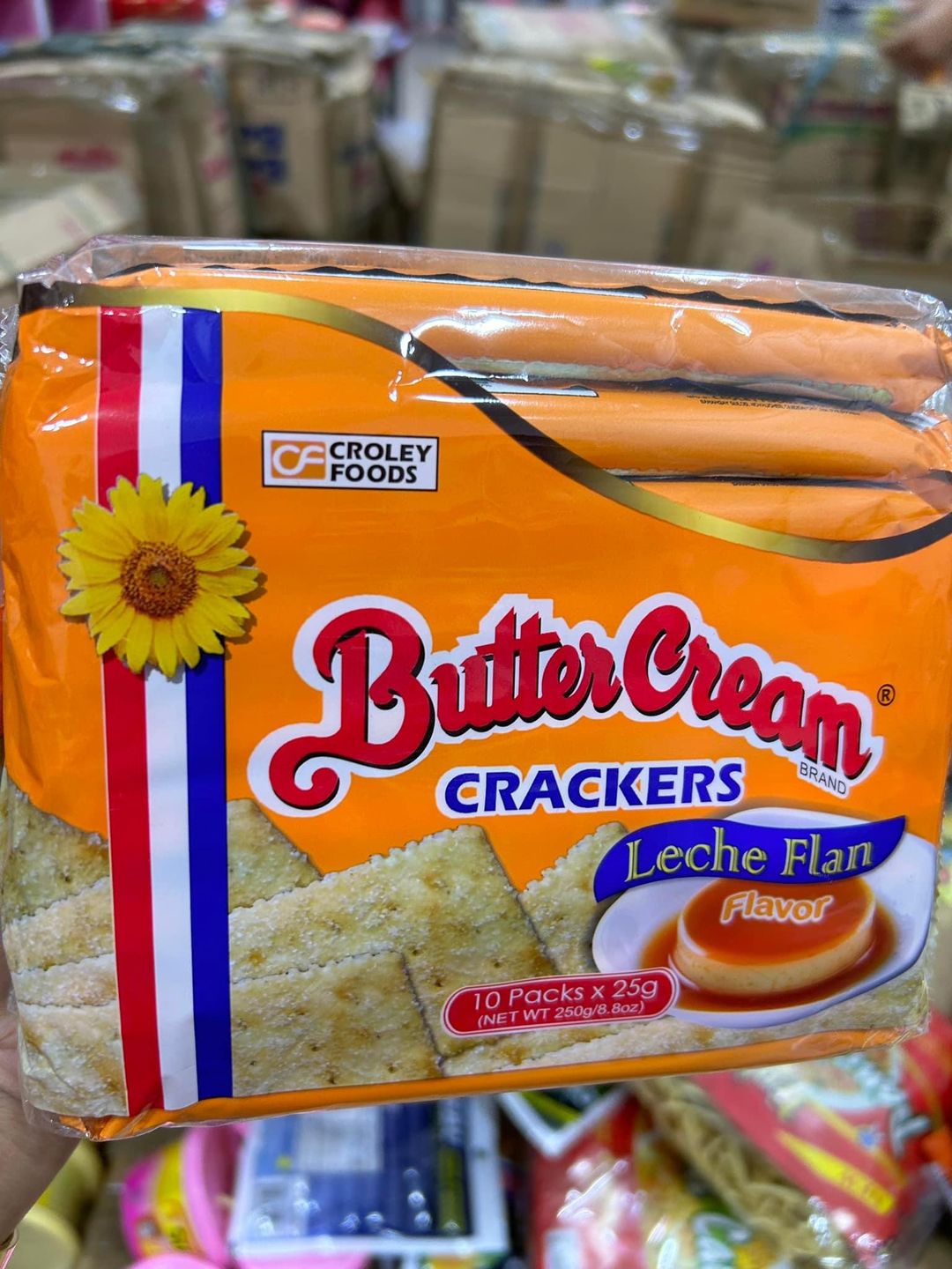 Buttercream lecheflan biscuit