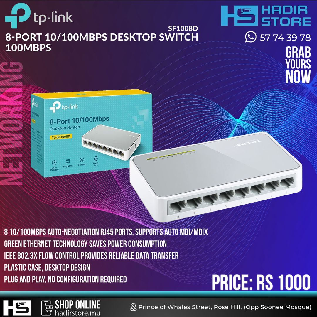 SWITCH 8 PORT TP-LINK