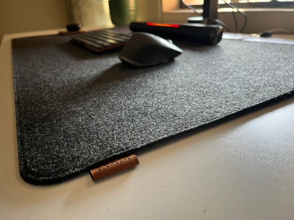 Large Felt Desk Mat - Charcol