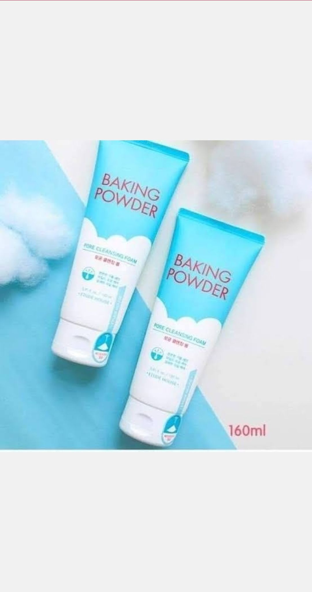 Etude Baking Powder New Pore Cleansing Foam, 160 ml