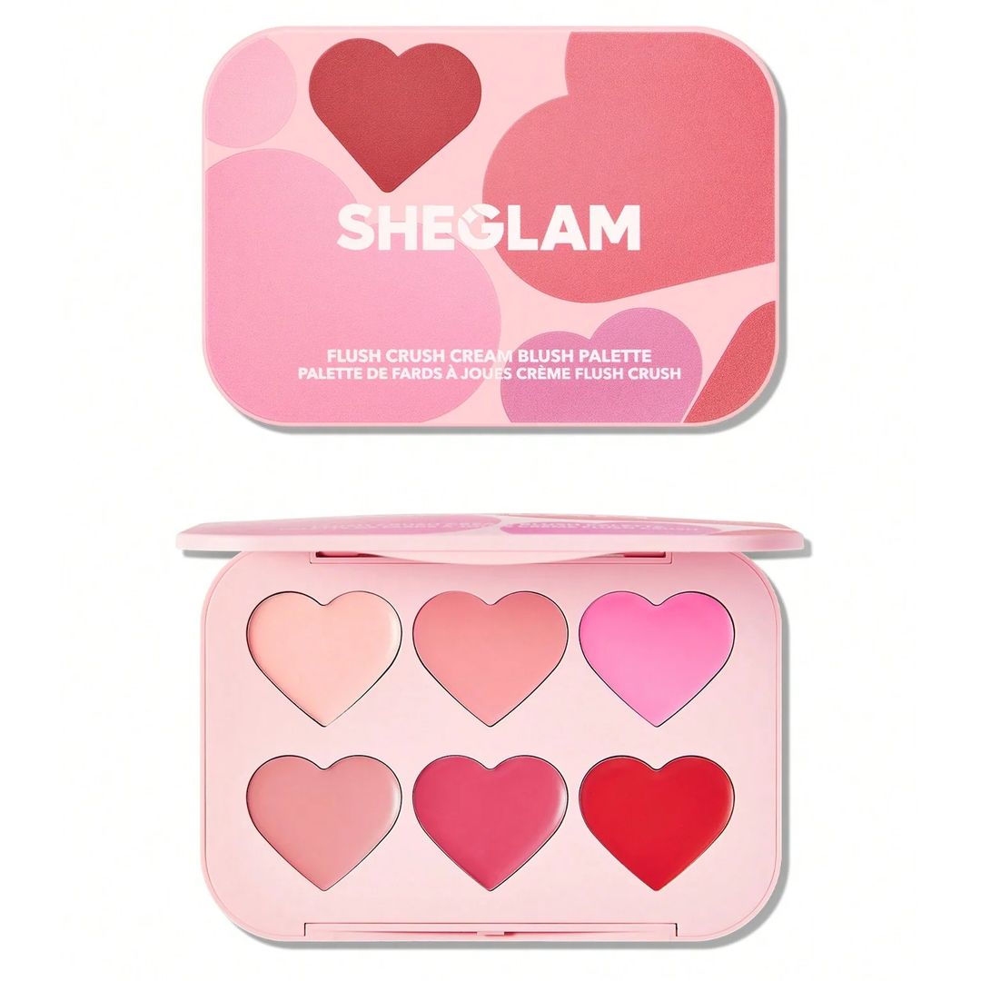 SHEGLAM Flush Crush Cream Blush Palette - Blushing Bouquet