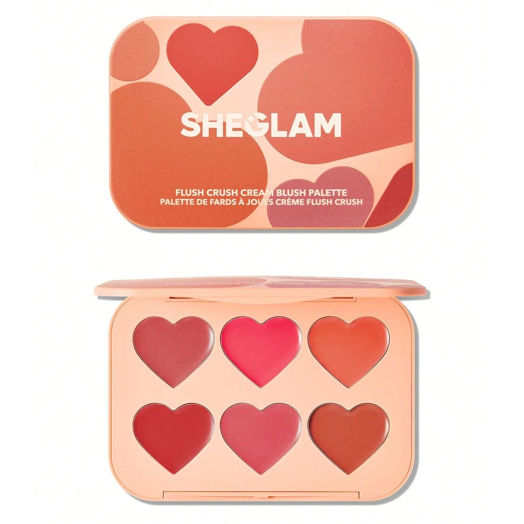 SHEGLAM Flush Crush Cream Blush Palette - Cottage Core Garden