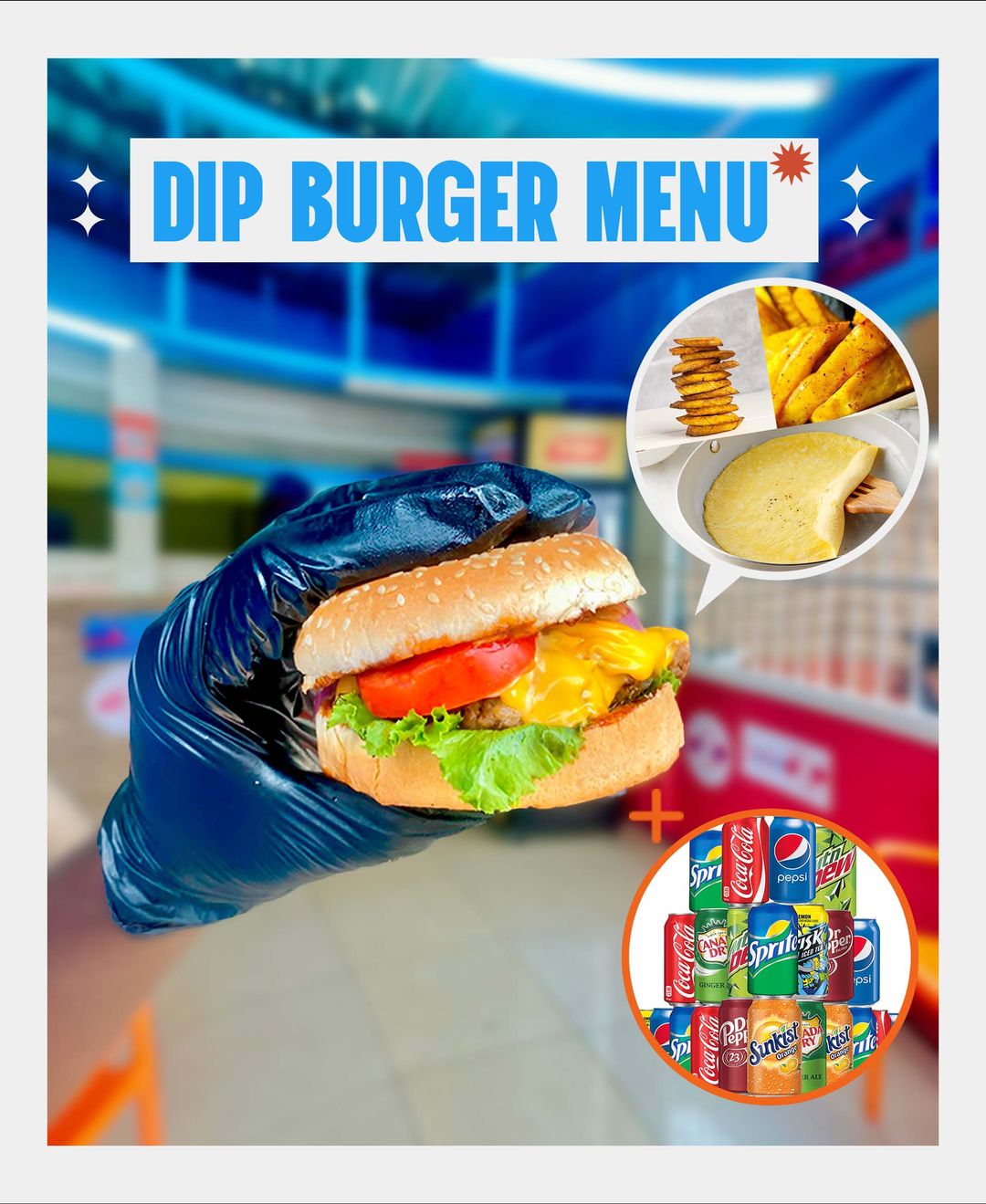 DIP BURGER MENU