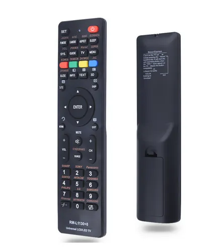 Factory direct sale English version global universal LCD/LED TV universal remote control RM-L1130+8
